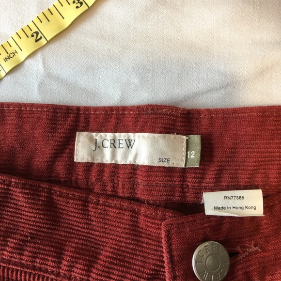J Crew bootcut corduroy pants sz12 - Picture 4 of 7